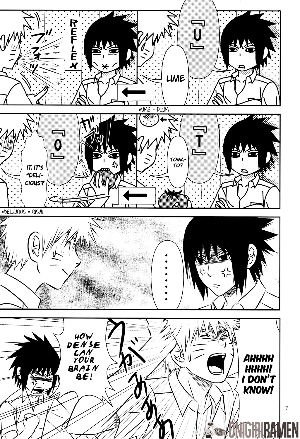 SASUKE ♥ HAPIBA!! page 7 full