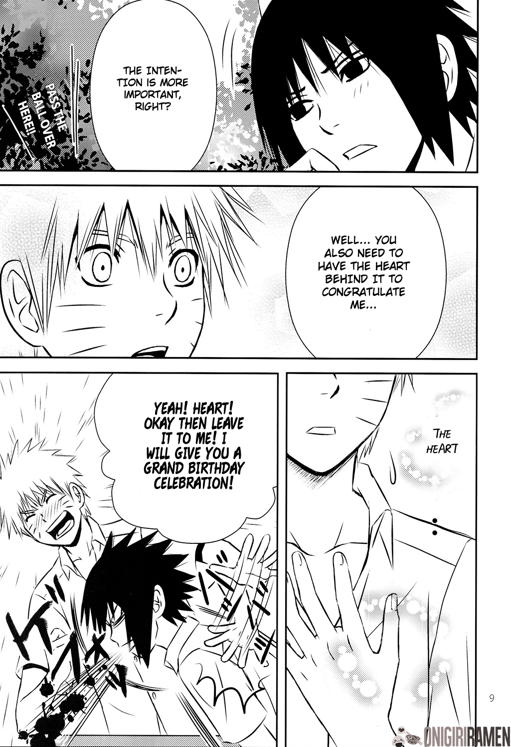 SASUKE ♥ HAPIBA!! page 9 full