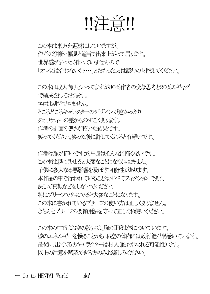 お空の世にも奇妙な買物語 page 2 full