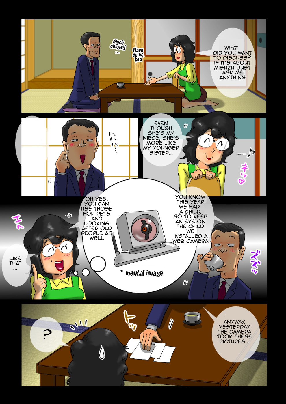 Milk Ippai no Houfuku Zenpen | Milky Retribution Part 1 page 4 full