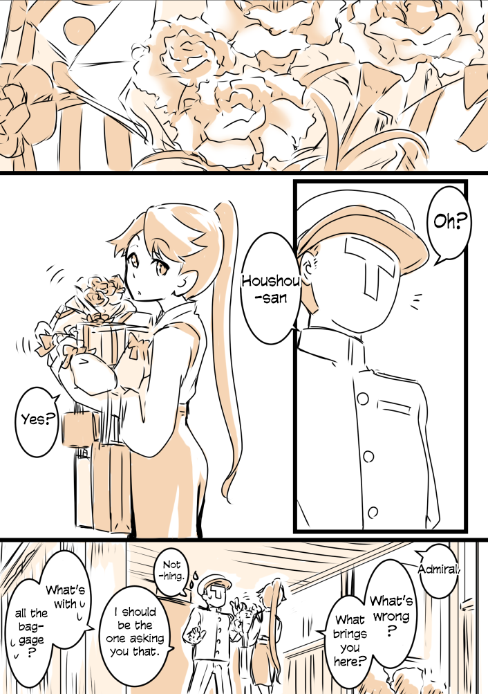 Haha no hi to Houshou-san | Mother's Day and Houshou-san page 1 full