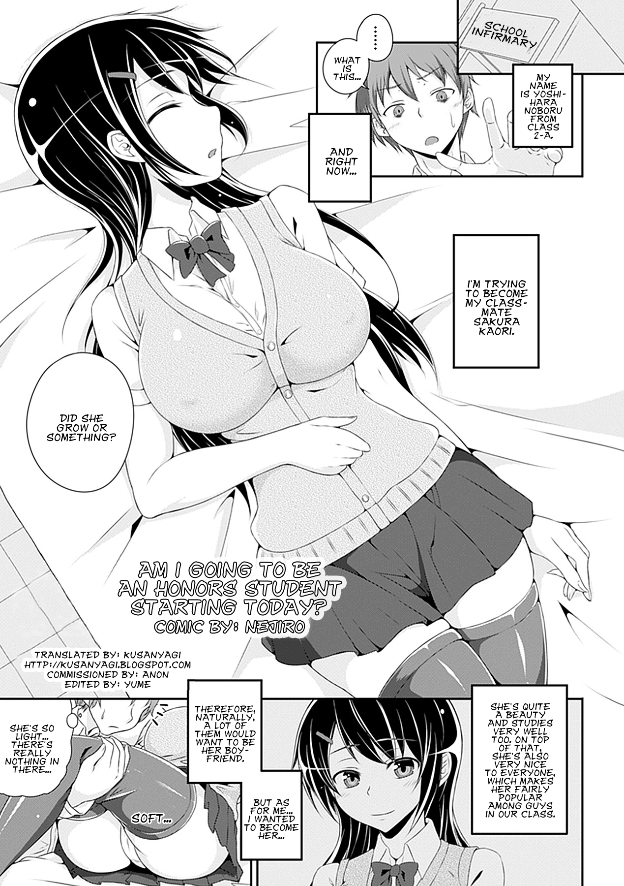 Kyou kara Yuutousei | Am I Going To Be An Honors Student Starting Today? page 1 full