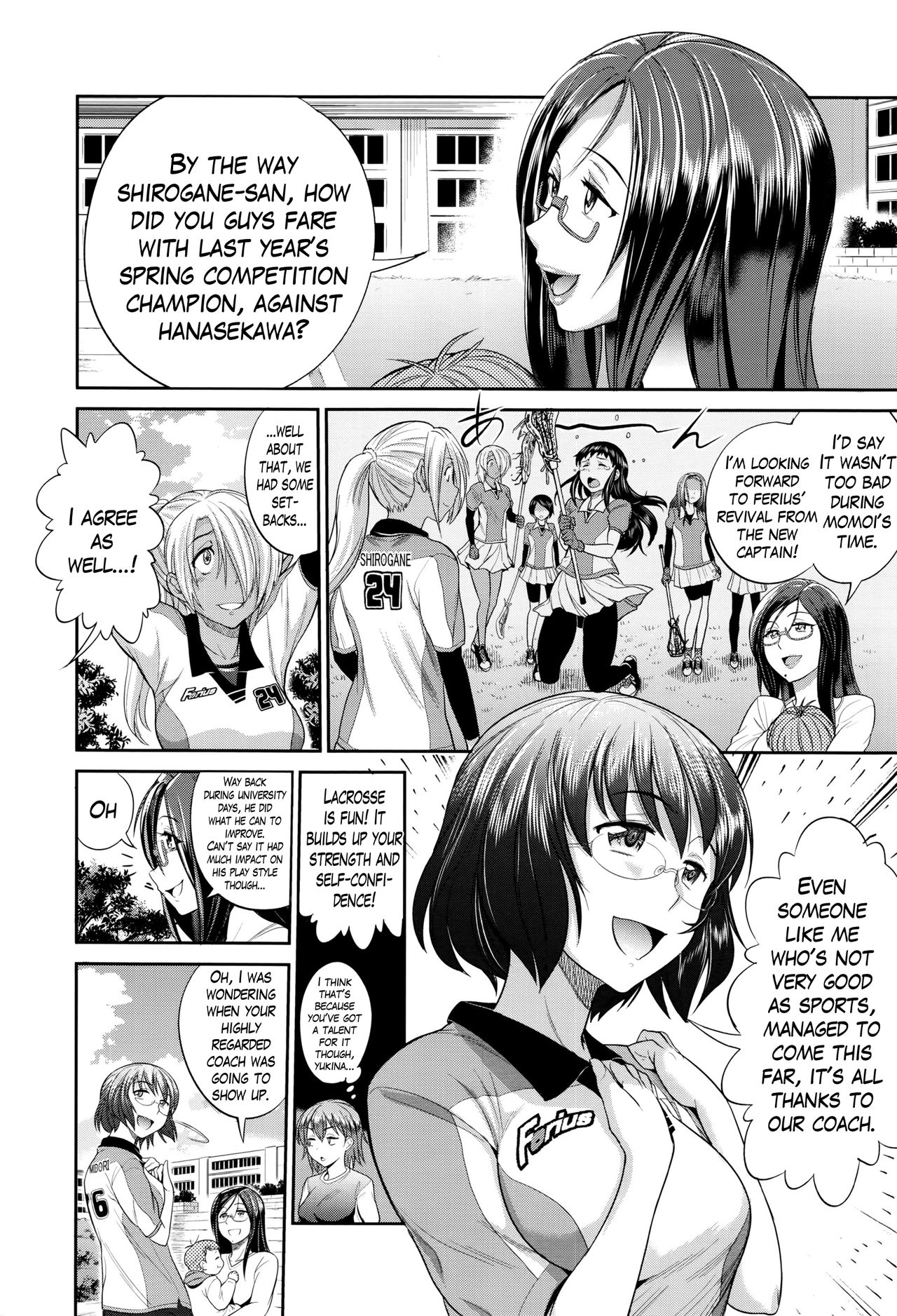 Joshi Lacu! - Girls Lacrosse Club ~2 Years Later~ Ch. 0 page 6 full