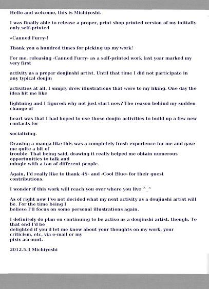 CANNED FURRY VOLUME 2. SPECIAL WESTERN UNCENSORED EDITION page 4 full