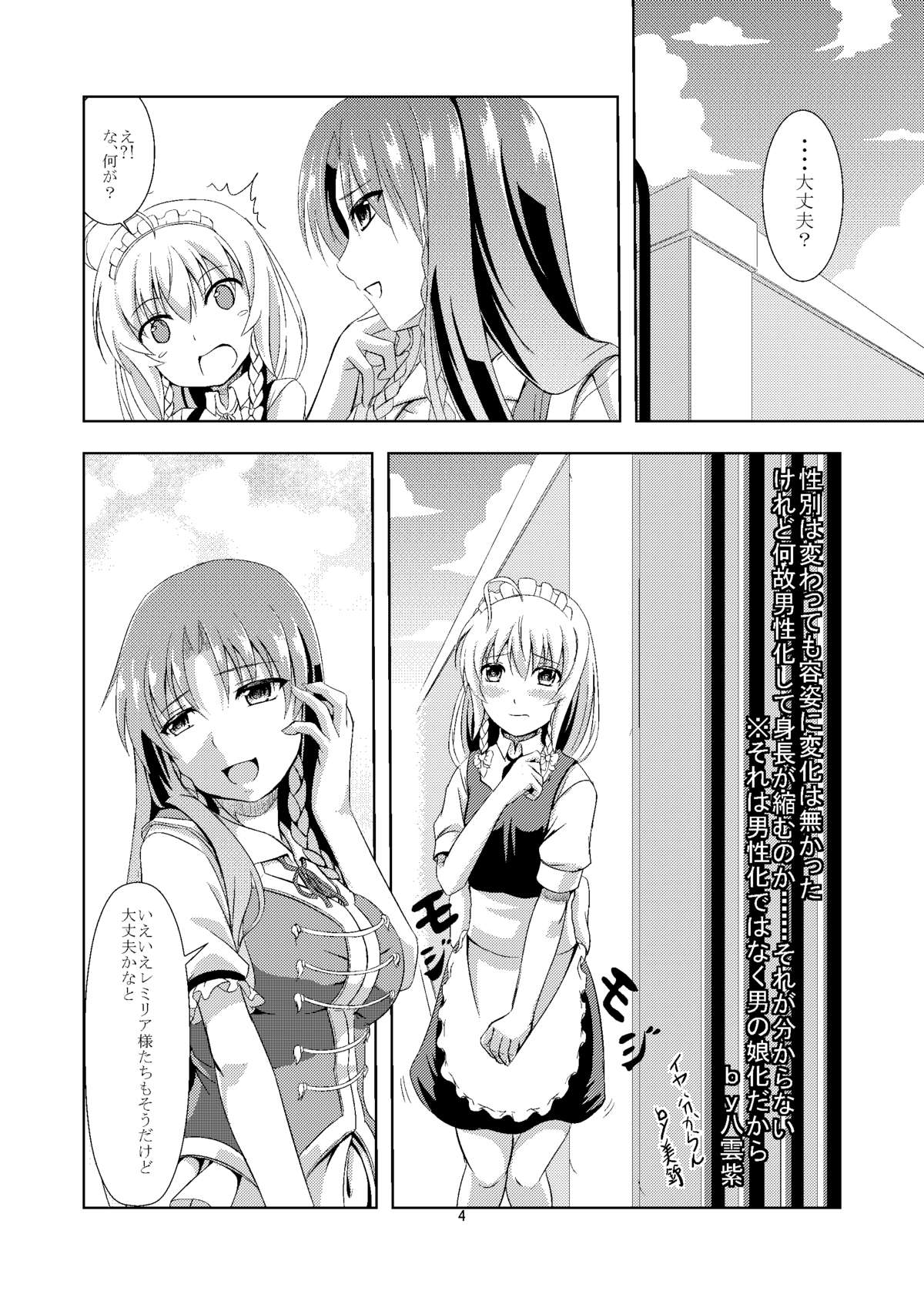 幻想男娘紅魔館!咲夜さんの秘め事 page 2 full