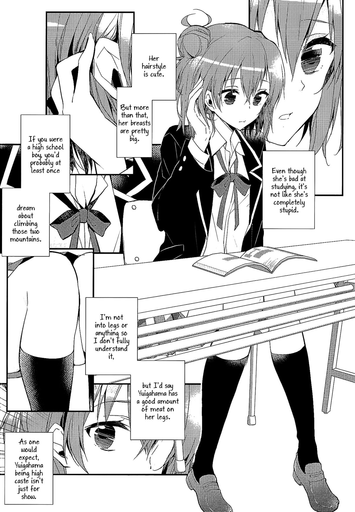 Chotto, Yuigahama-san chika sugimasu yo. | Wait a minute, you're getting too close, Yuigahama-san. page 5 full