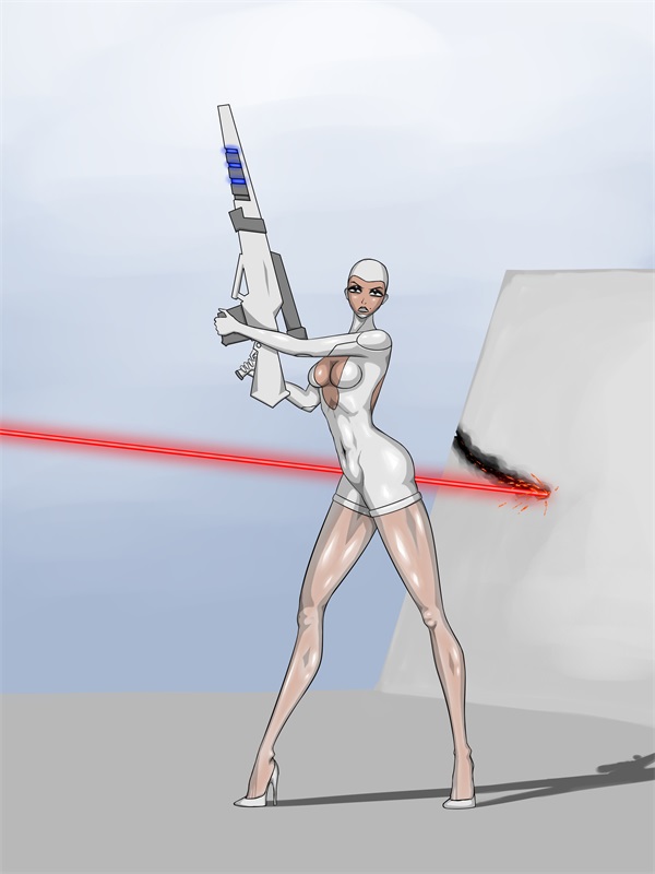 Beauty Warrior cutting by laser page 4 full