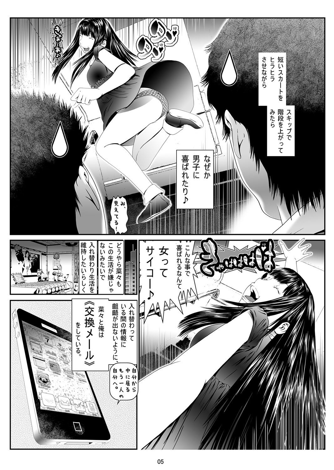 Nyotaika: Ore! ~ Onna no Ko tte kimochiii~ 1 page 6 full