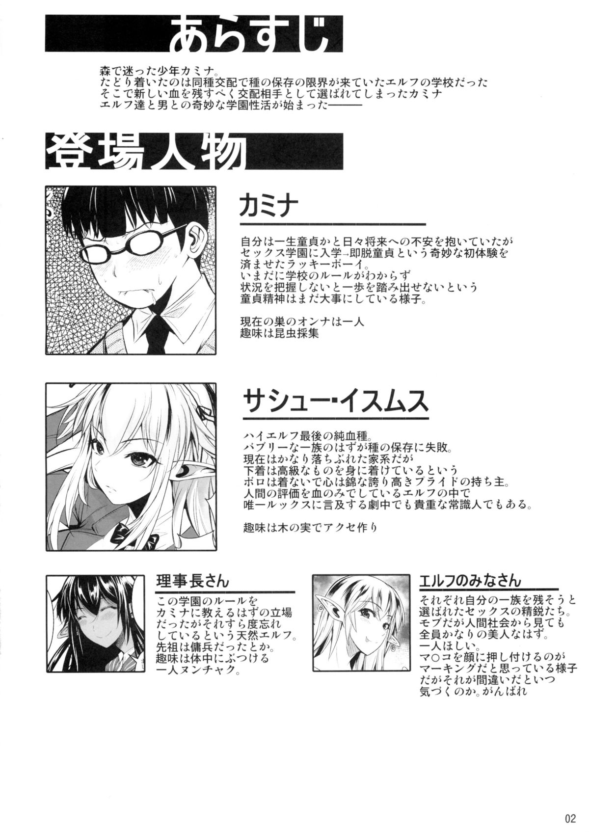 High Elf × High School Haku page 3 full