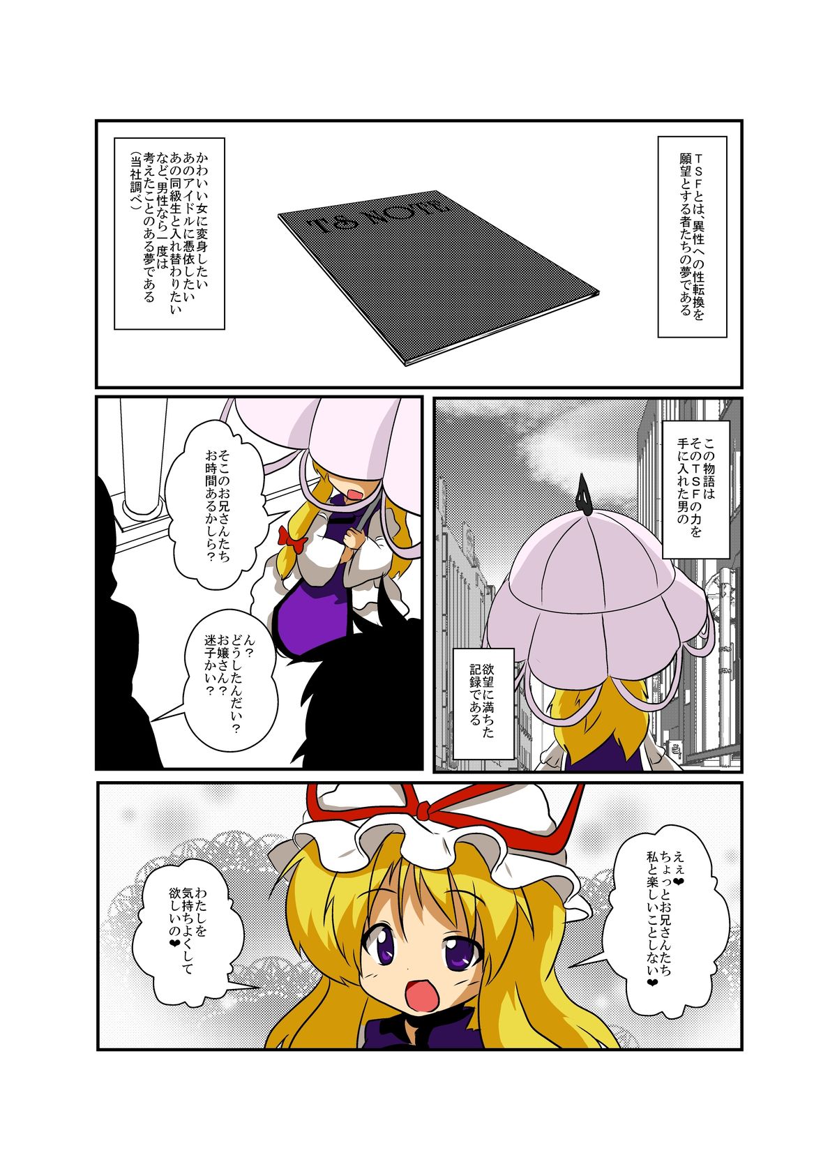 Touhou TS Monogatari ~Yukari Hen 2~ page 4 full