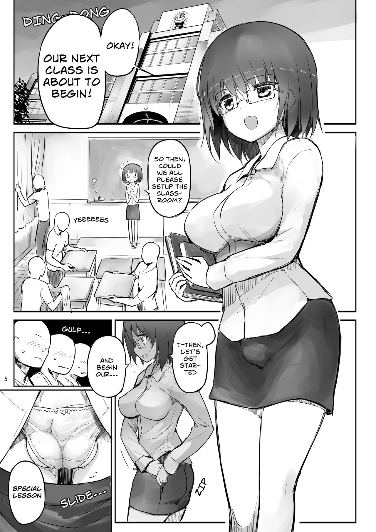 Futanari Teacher page 4 full