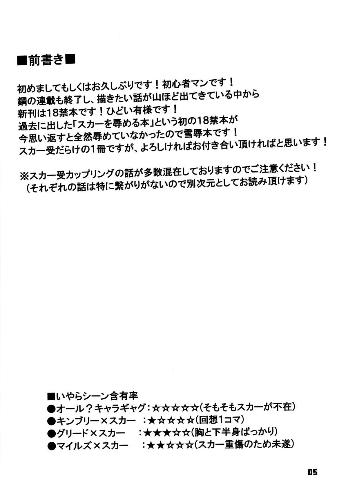 Scar o Hazukashime Naosu Hon page 5 full