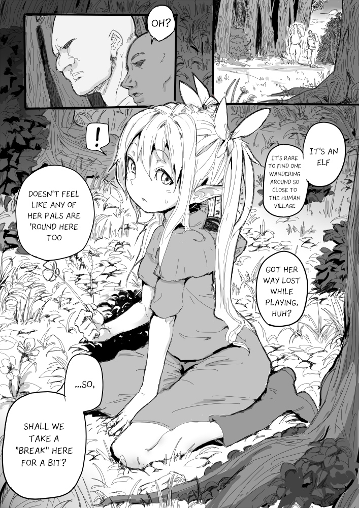 Elf no Youjo ga Itanode Mechakucha Yatta Hanashi | The Screwing Up an Elf Girl Because She's Right Over There Story page 1 full