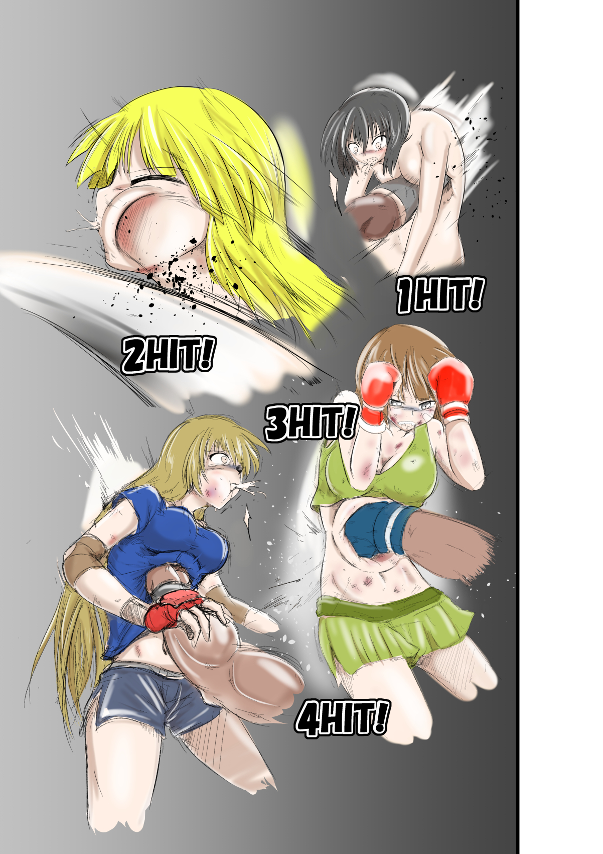 rough sketch of blow ryona page 2 full