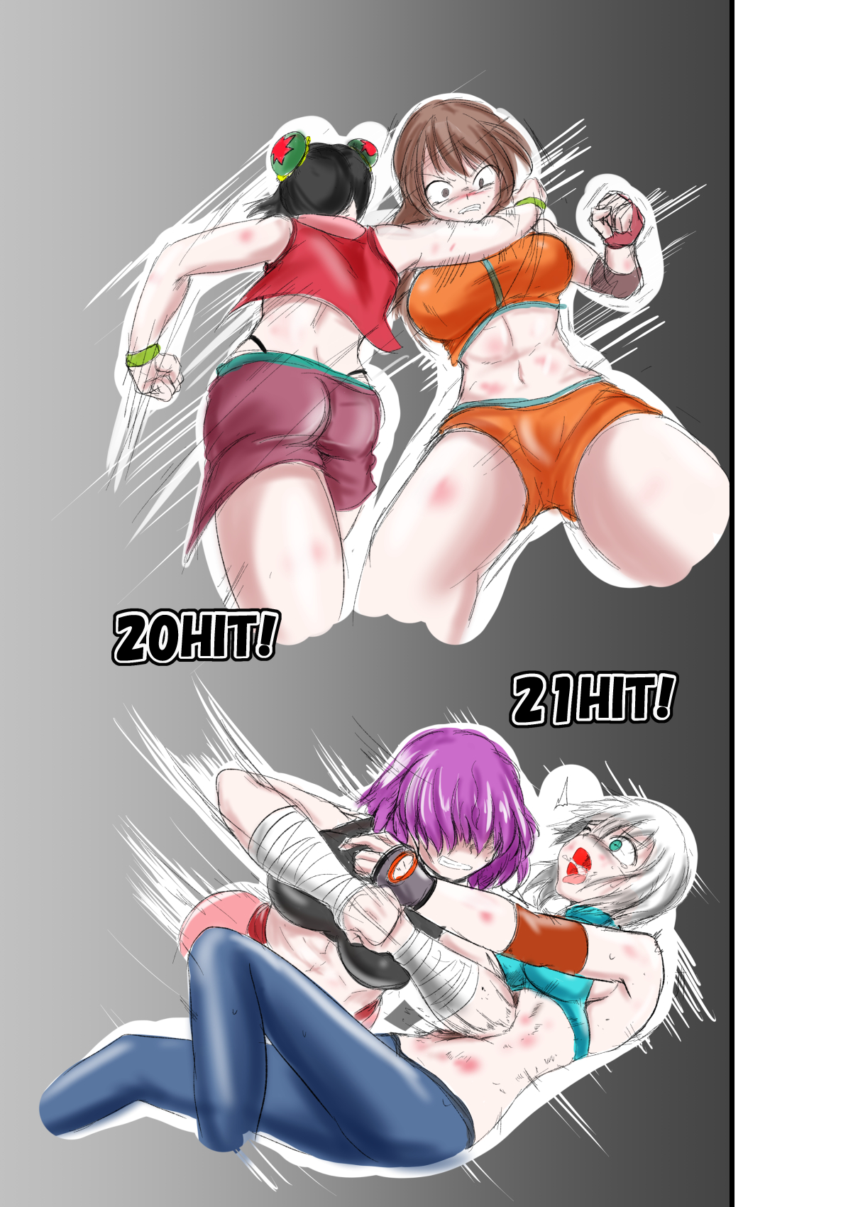 rough sketch of blow ryona page 8 full