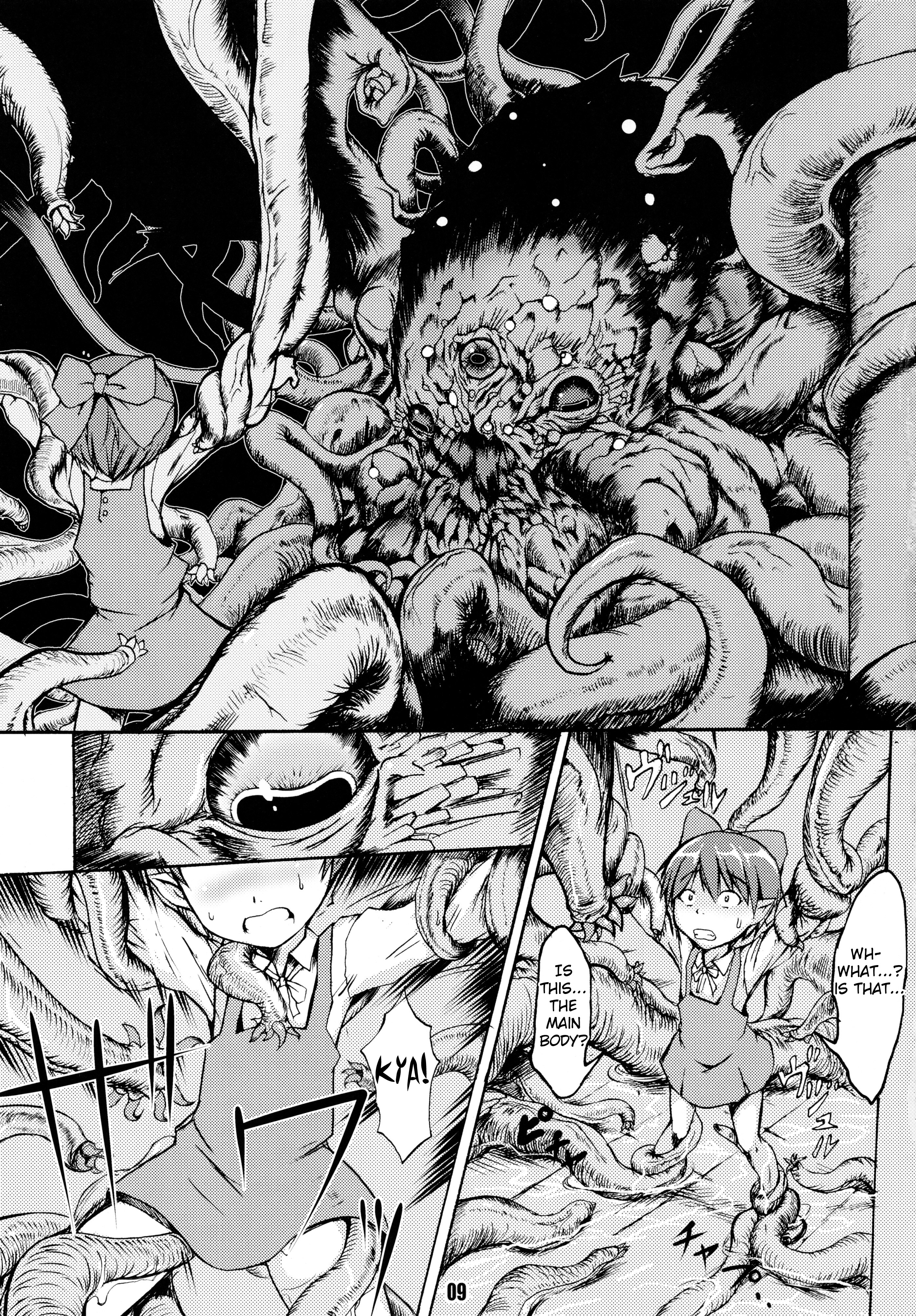 Neko Musume Tai Shokushu Youkai - Neko Musume vs. Tentacle Youkai page 9 full