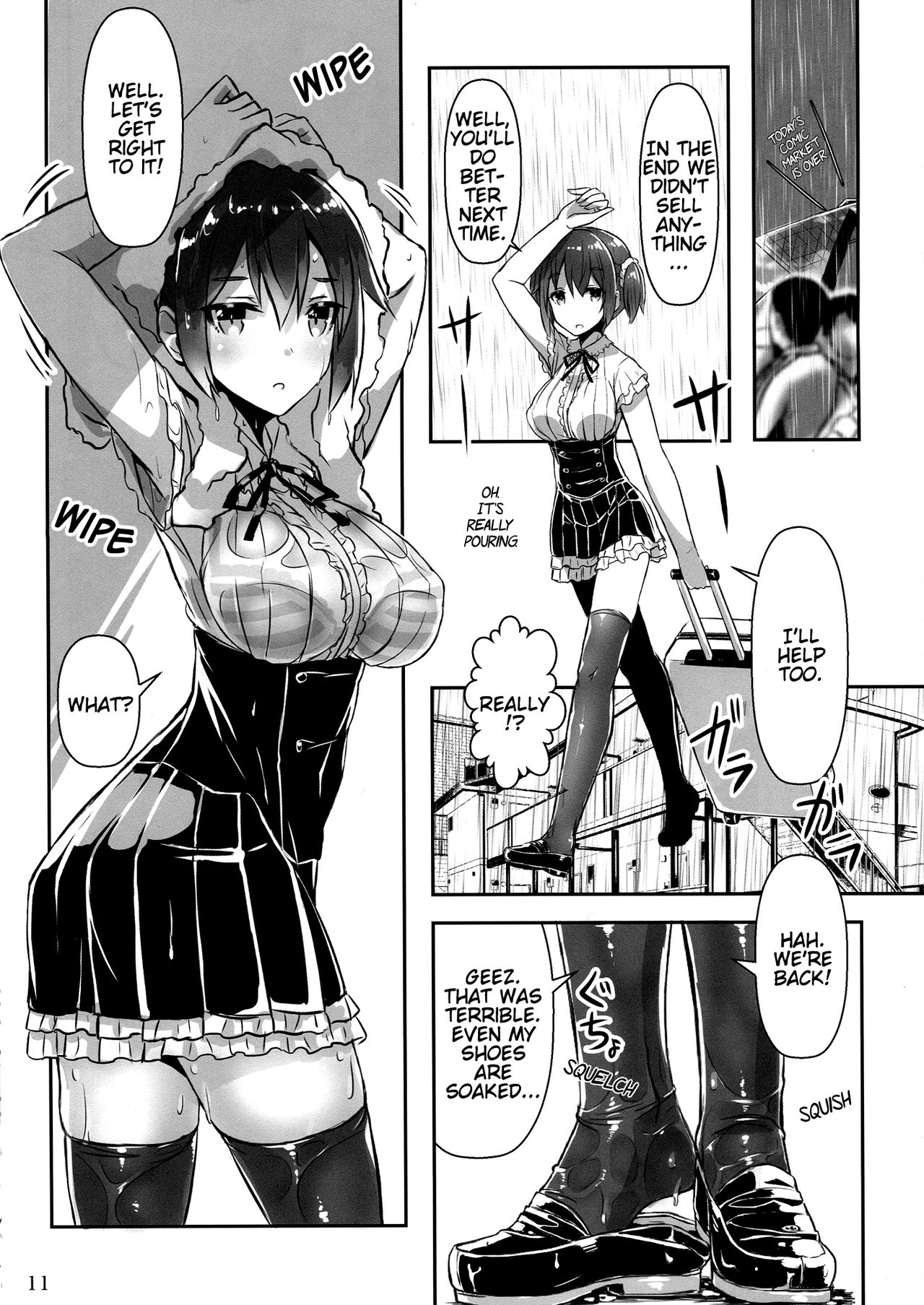 AshiFeti Sakka to Layer Kanojo. page 10 full