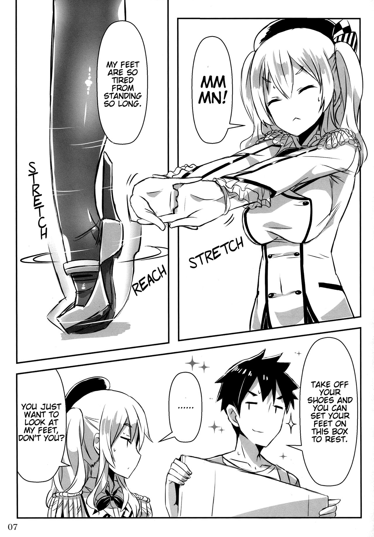 AshiFeti Sakka to Layer Kanojo. page 6 full