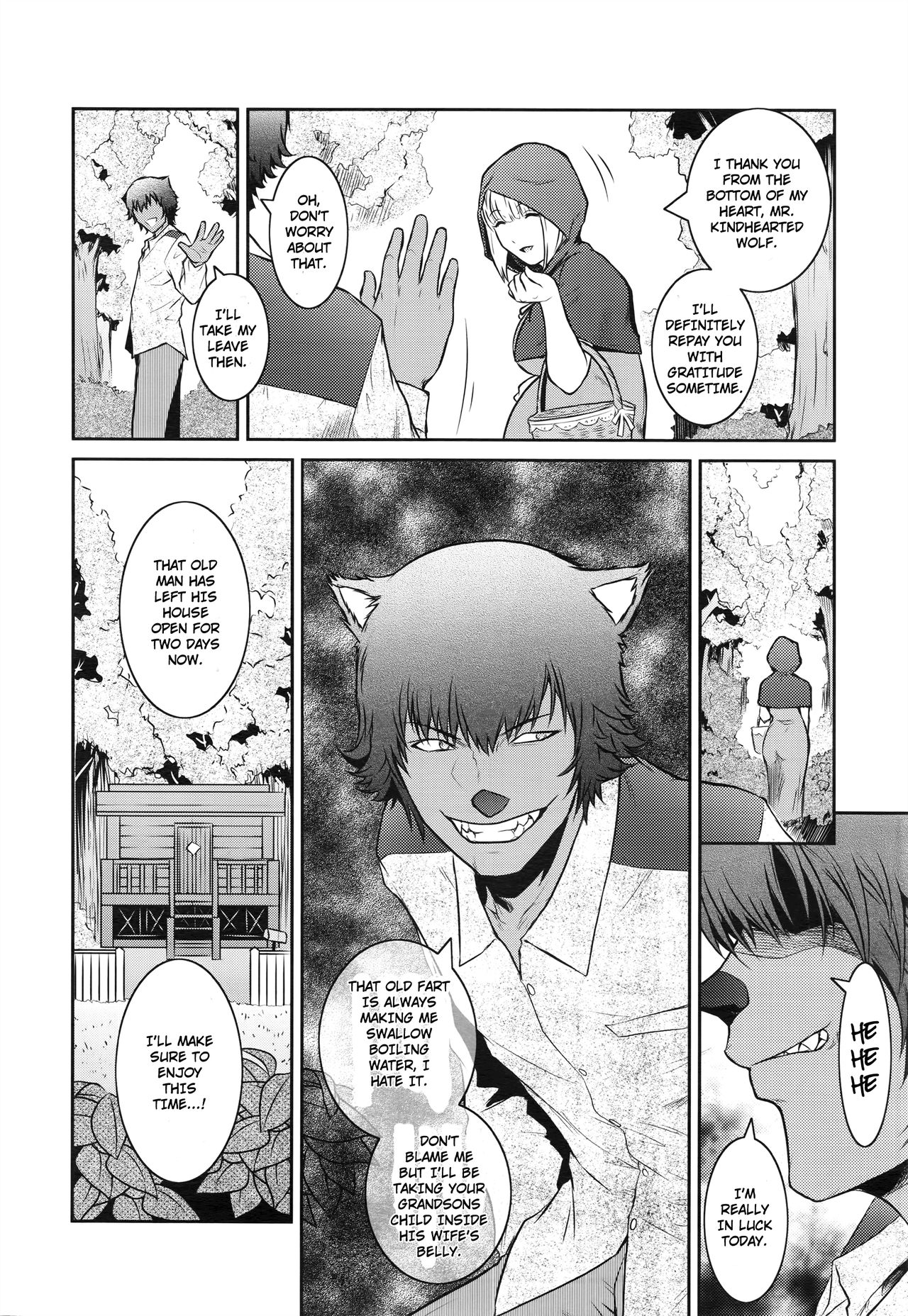 Akazukin-san, kiwotsukete | Be careful Madam Red Riding Hood page 4 full