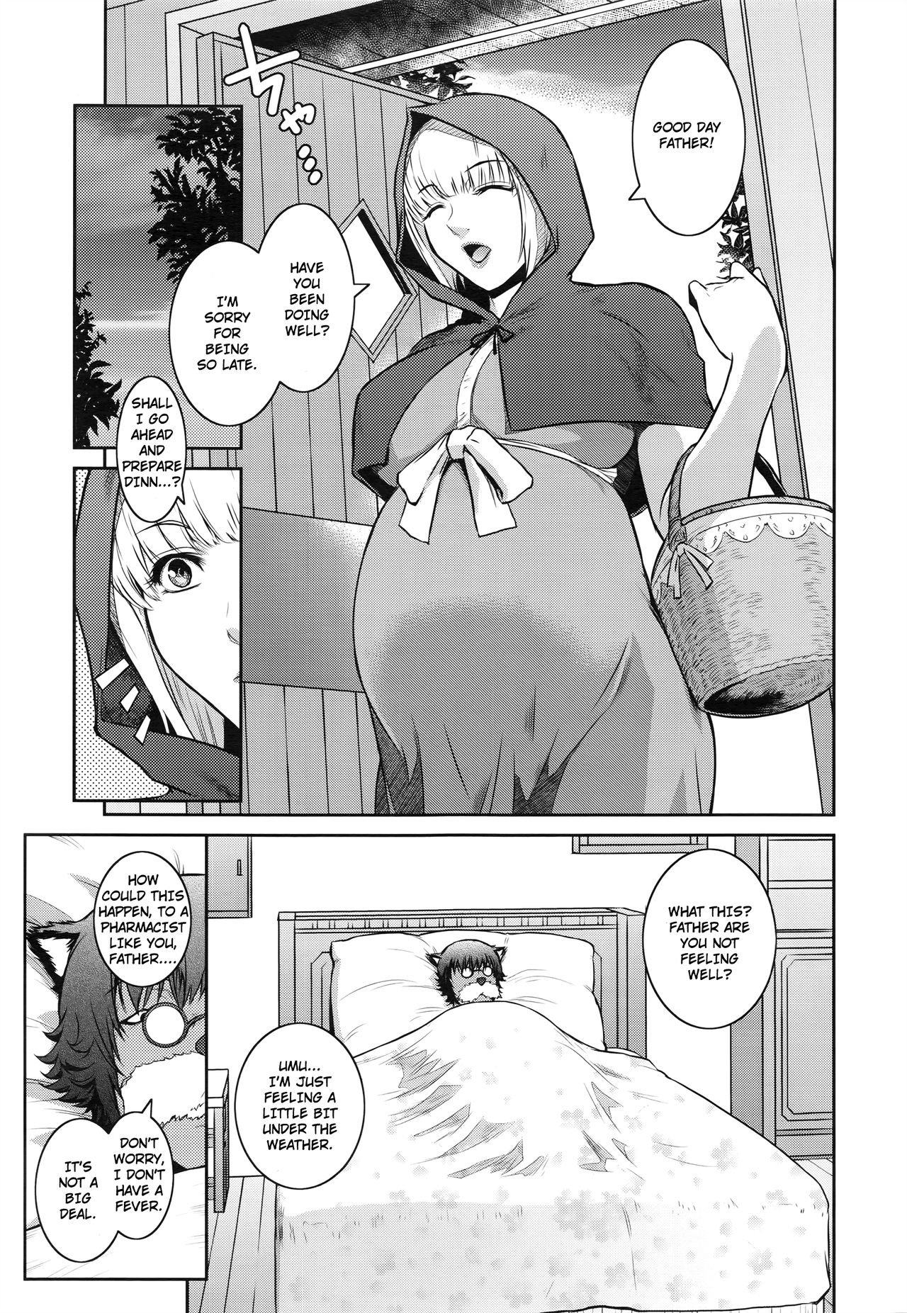 Akazukin-san, kiwotsukete | Be careful Madam Red Riding Hood page 5 full