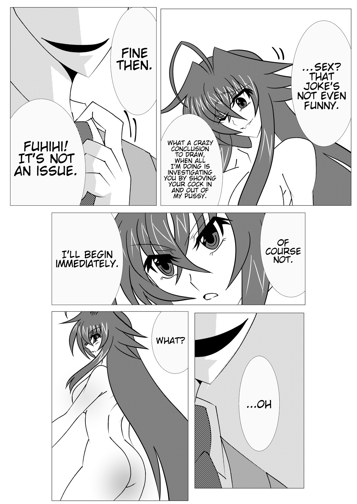 Saimin Shihai  ~Rias no H na Torishirabe~ | Hypnosis Control ~Rias's Ecchi Investigation~ page 8 full