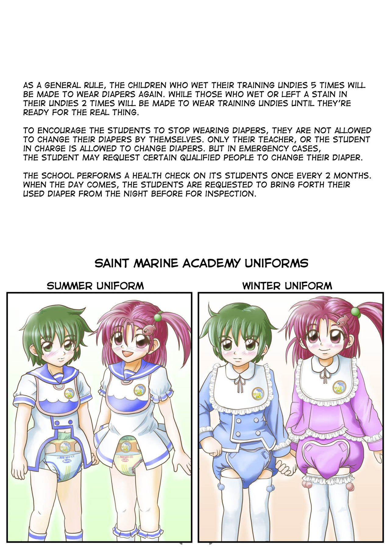 Omutsu na △ Gakkou - Sei Marine Gakuen <Zenpen> - Haru to Natsu no Kiroku page 3 full