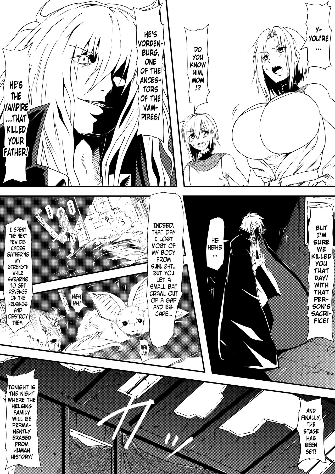 Kyuuketsuki ni Kanzen Haiboku Shita Vampire Hunter Oyako ga Musuko no Mae de Okasare Kyuuketsuki-ka Shite Shimau Haha no Hanashi page 10 full