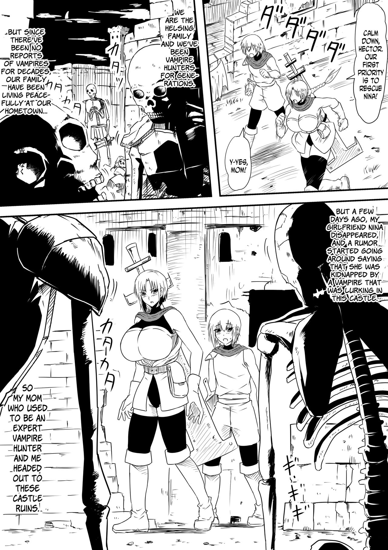 Kyuuketsuki ni Kanzen Haiboku Shita Vampire Hunter Oyako ga Musuko no Mae de Okasare Kyuuketsuki-ka Shite Shimau Haha no Hanashi page 6 full
