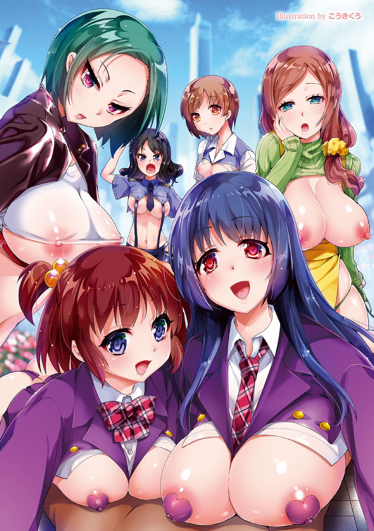 2D Comic Magazine Onna dake no Sekai de Boku wa mou Dame kamo Shirenai Vol.2 page 3 full