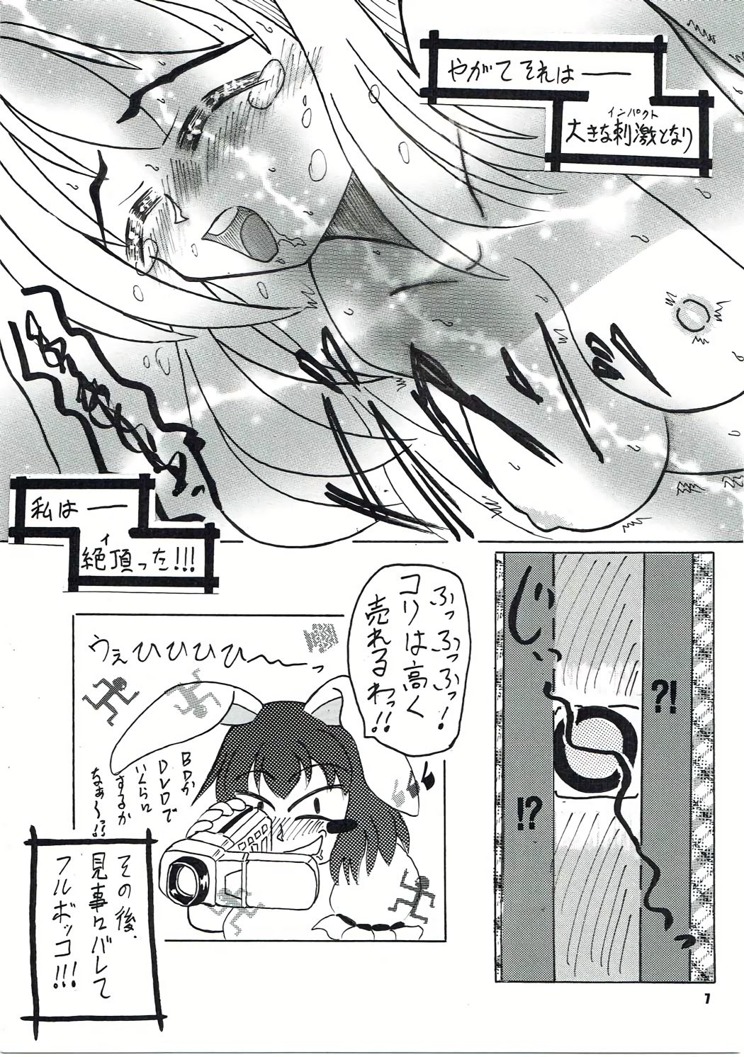 Touhou Shiro Shitagi - Panty Explosion of Rabbit. page 6 full