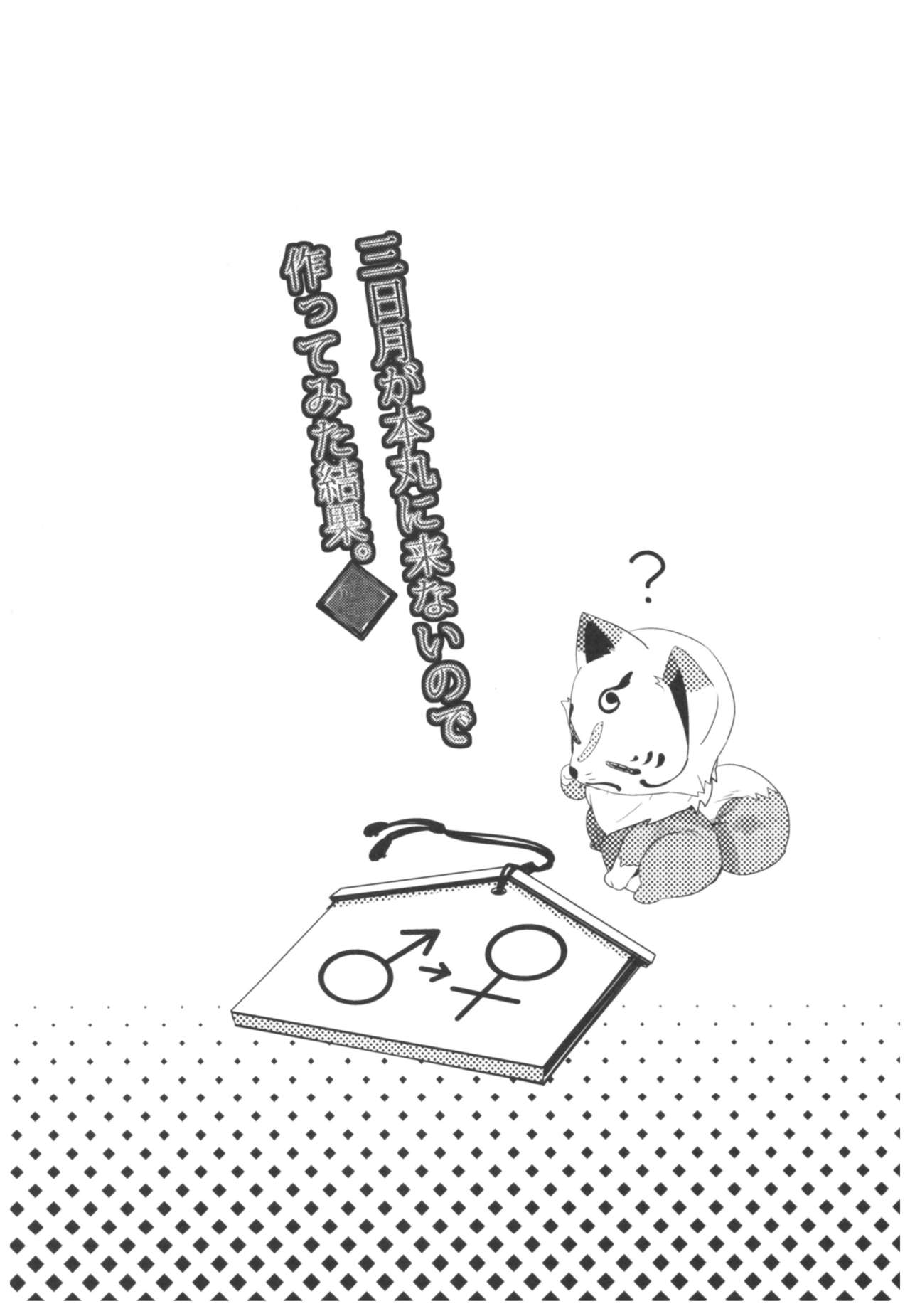 Mikazuki ga Honmaru ni Konainode Tsukuttemita Kekka. page 2 full