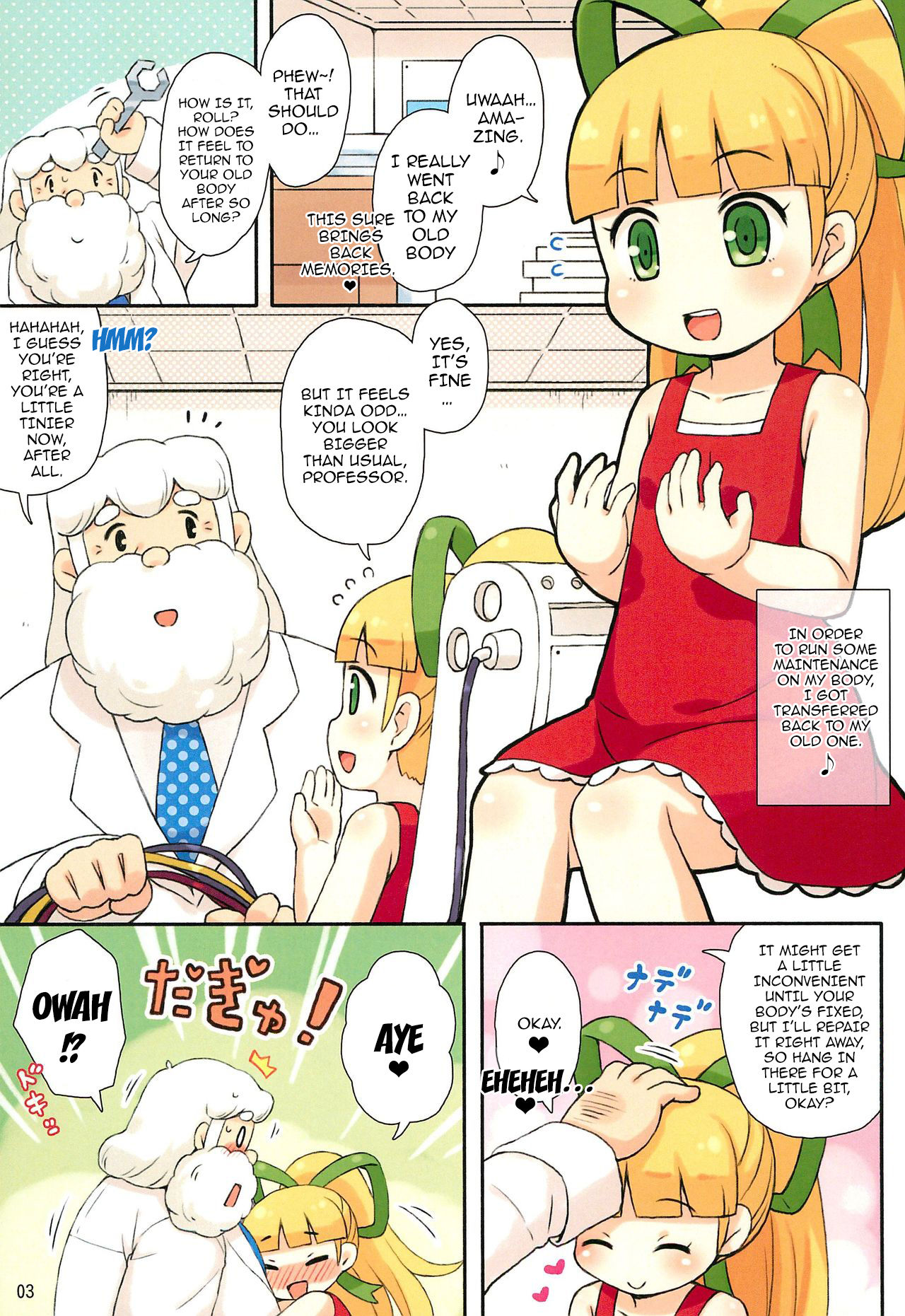 Roll-chan to Hakase no Nichijou page 3 full