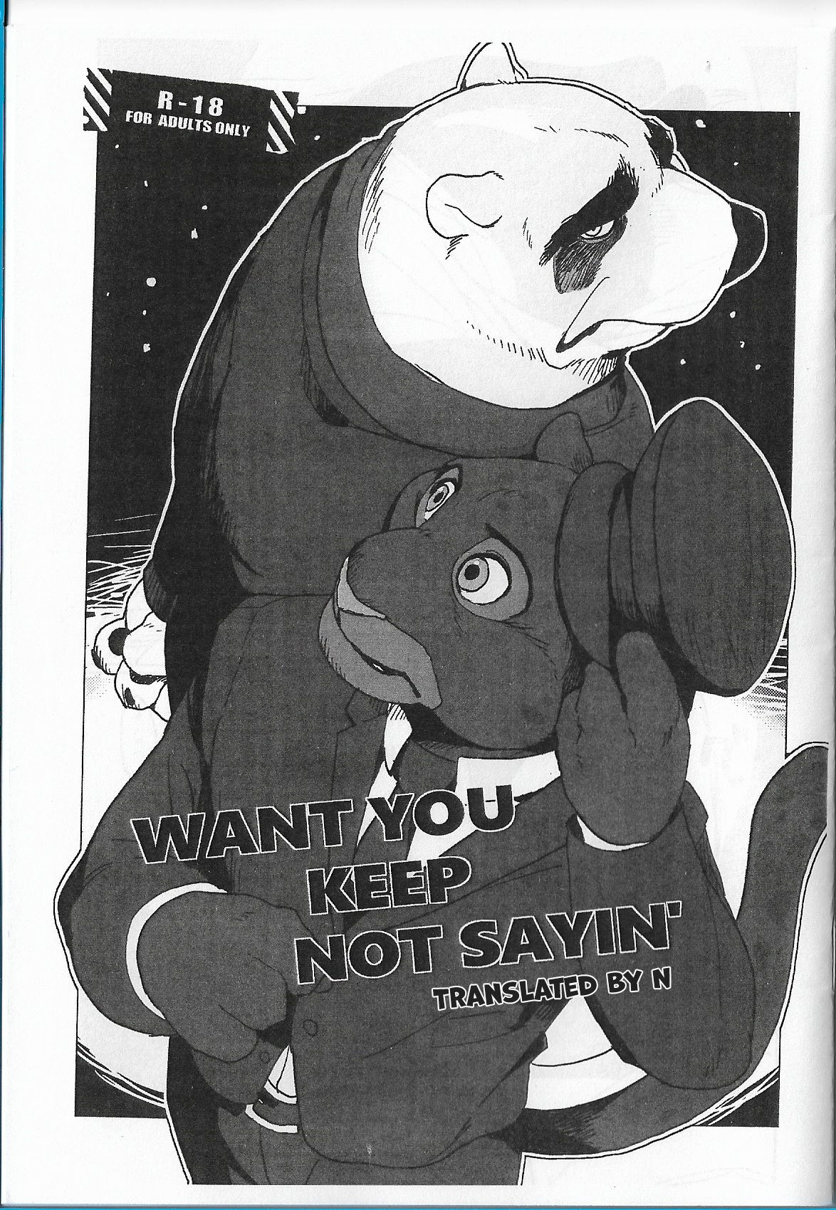 WANT YOU KEEP NOT SAYIN' page 1 full