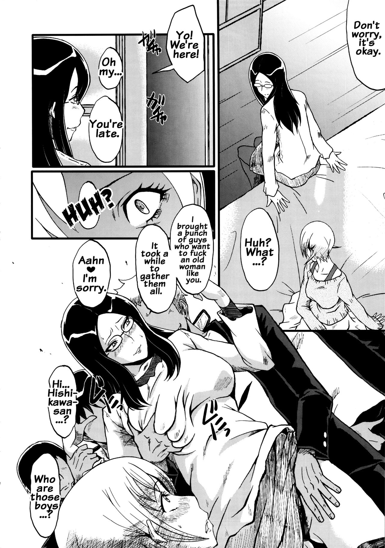 Urabambi Vol. 48 Ochi Mama ~Kazoku ni Kakurete Hard SEX ni Hamaru Hahaoya-tachi~ page 7 full