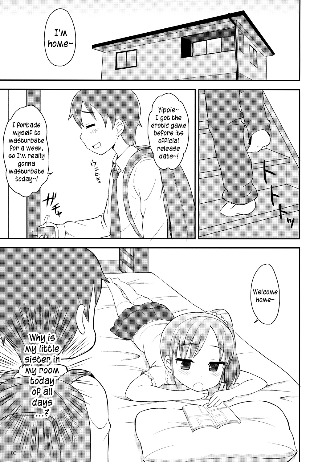 Onii-chan wa Kyou kara Onanie Kinshi! | You're not allowed to masturbate starting today, Big brother! page 2 full