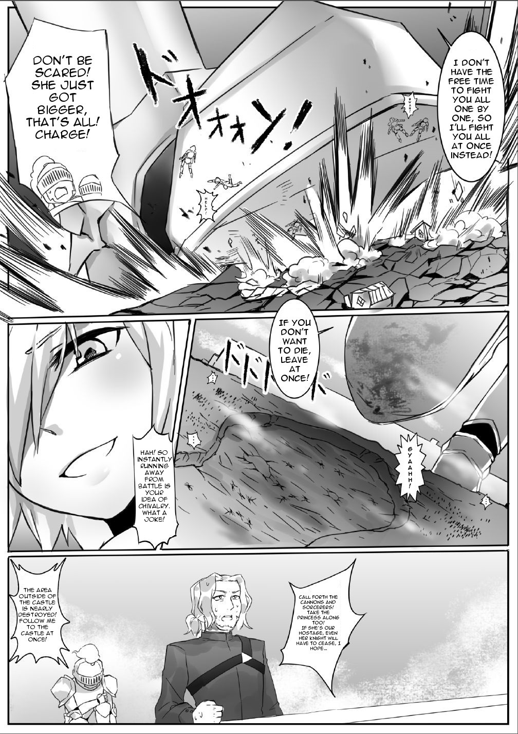 Kyodai Onna Kishi, Teikoku ni Mairu | A Giant Female Knight Goes to the Empire page 5 full