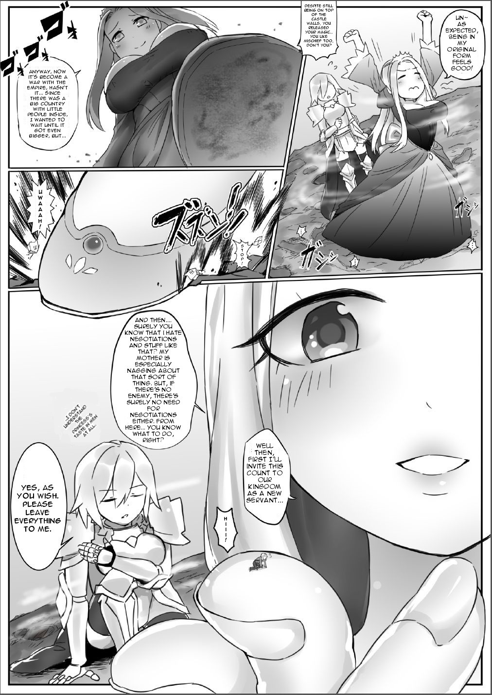Kyodai Onna Kishi, Teikoku ni Mairu | A Giant Female Knight Goes to the Empire page 8 full