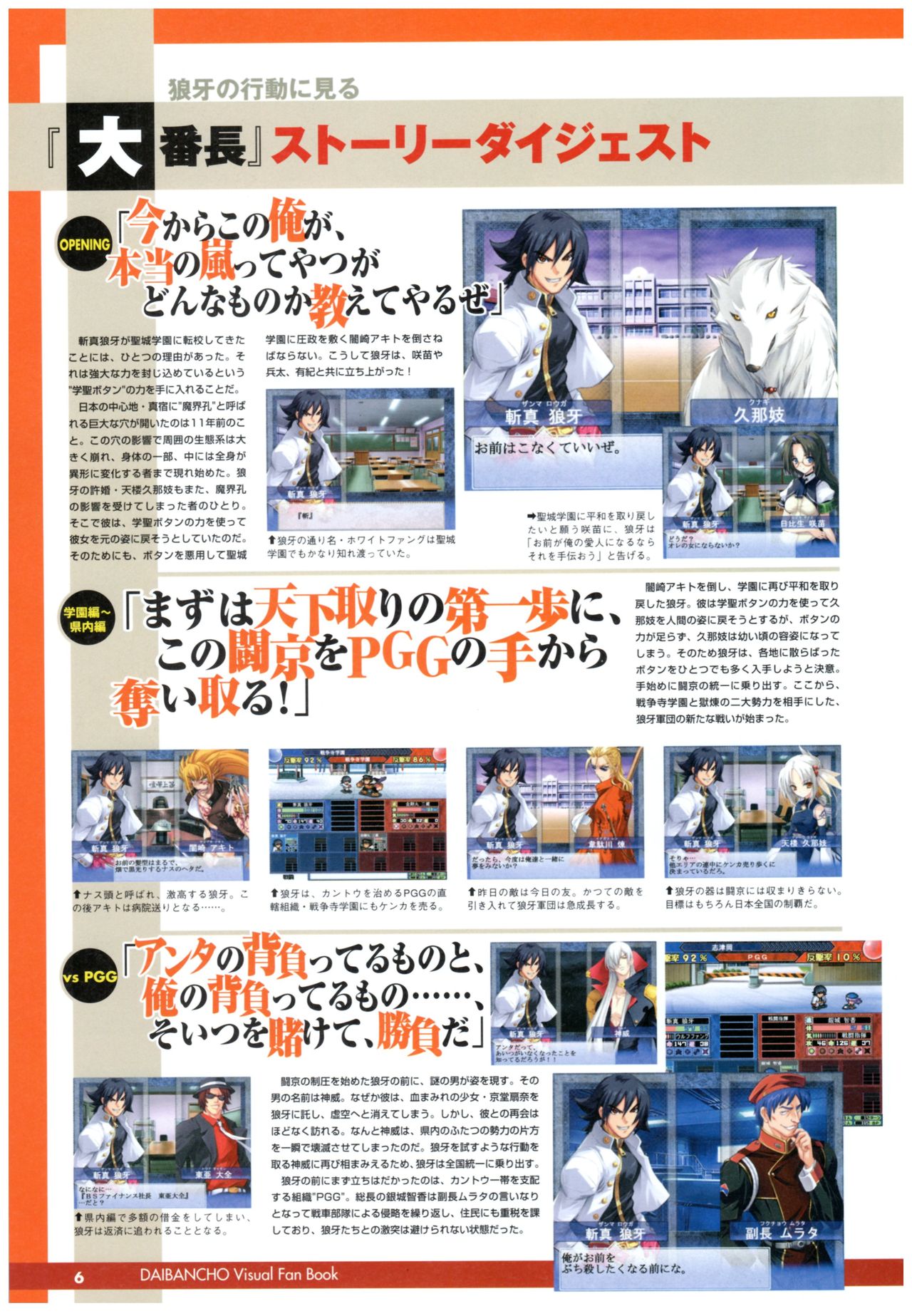 大番長 visual fan book page 8 full