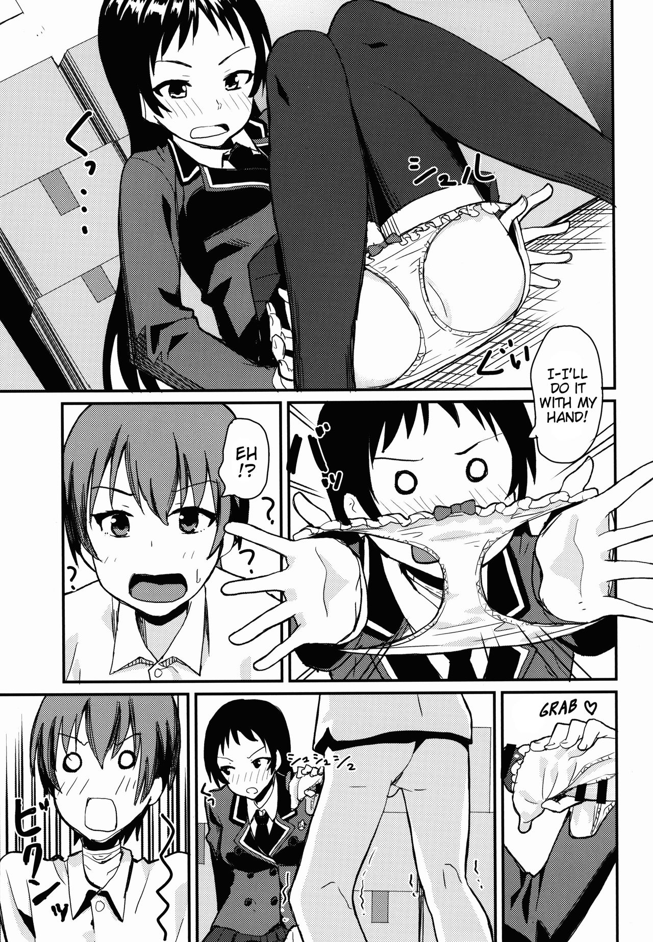 Kajou-senpai ni Chinpo Misete Semattemita. | I tried to approach Kajou-senpai with my bare dick. page 9 full