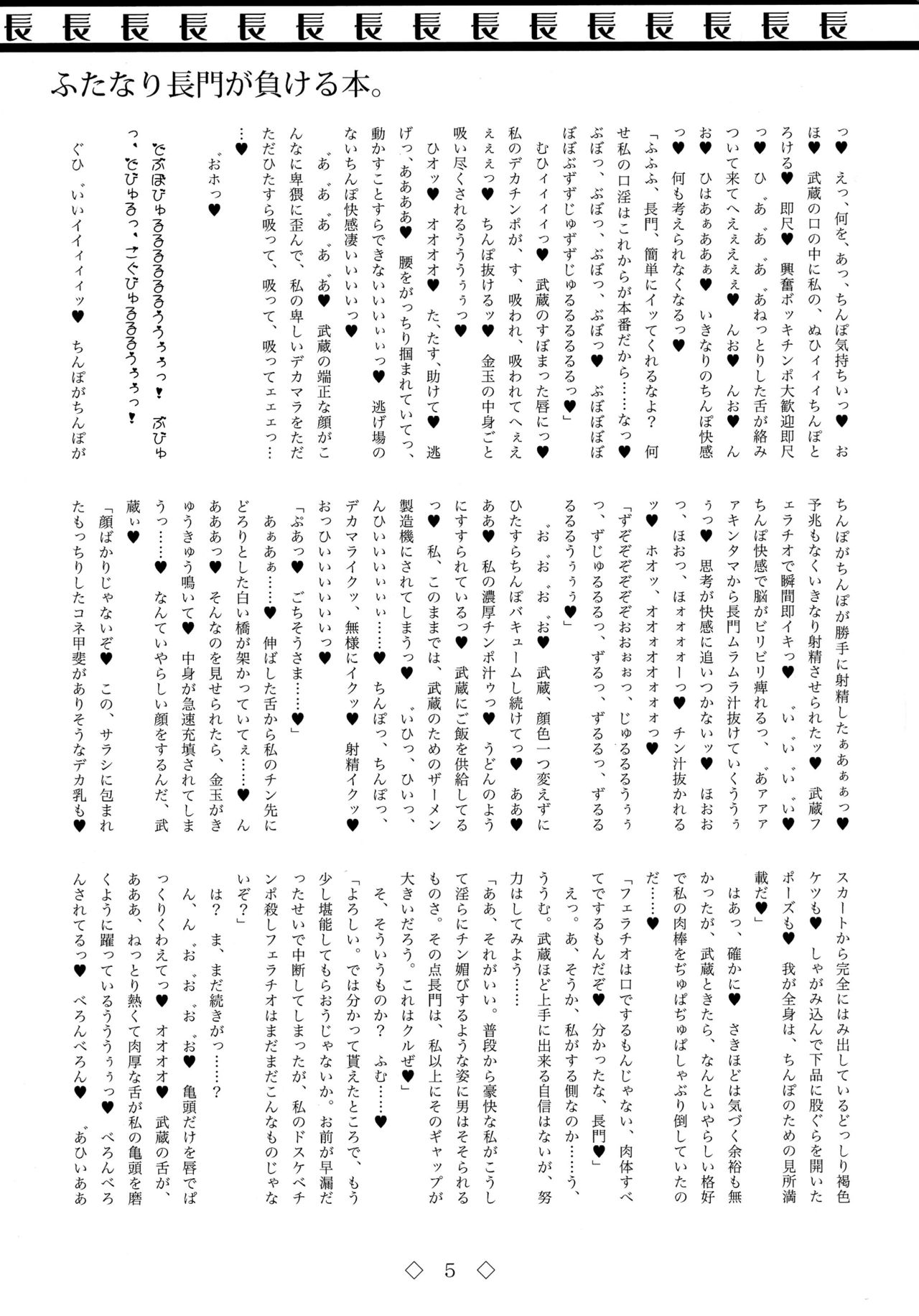 Futanari Nagato ga Makeru hon. page 5 full