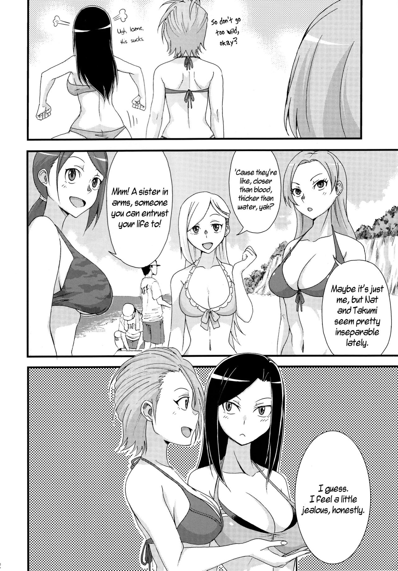 Natsuki to Takumi no Idol Ichi Tai Man Shoubu | Natsuki and Takumi's One-on-One Live-Or-Die Battle page 3 full