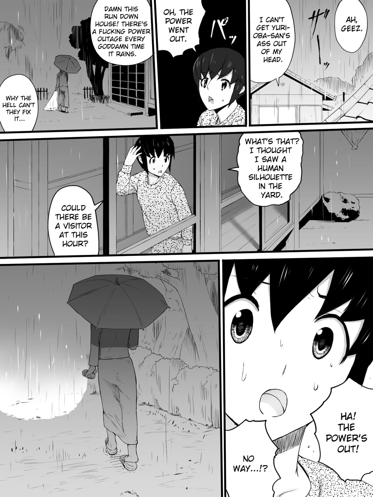 Oba-san no Toile o Shita kara Nozoku page 5 full