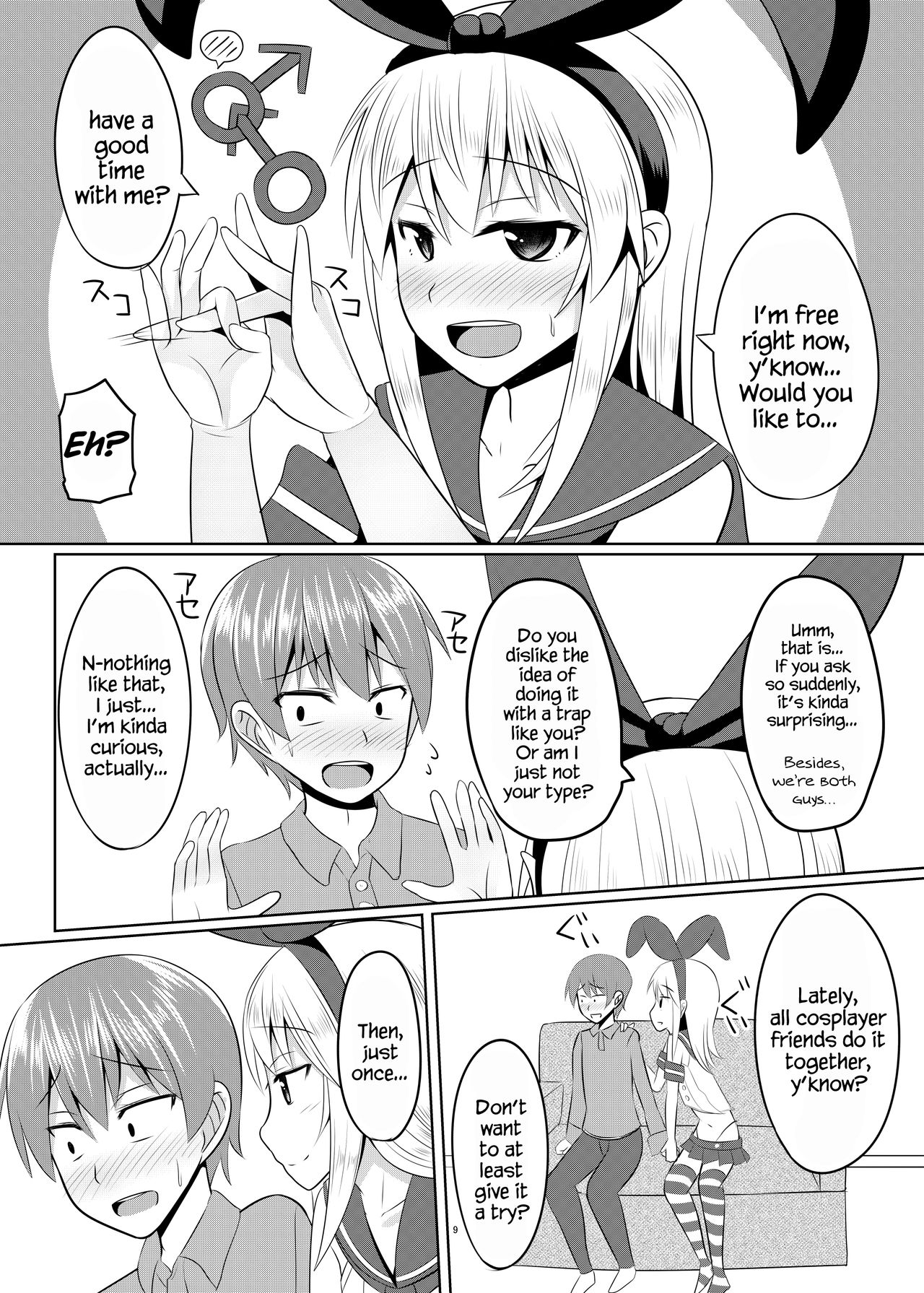 Seiyoku no Sugoi Otokonoko to Tsukiau Koto ni Natta Kekka w page 8 full