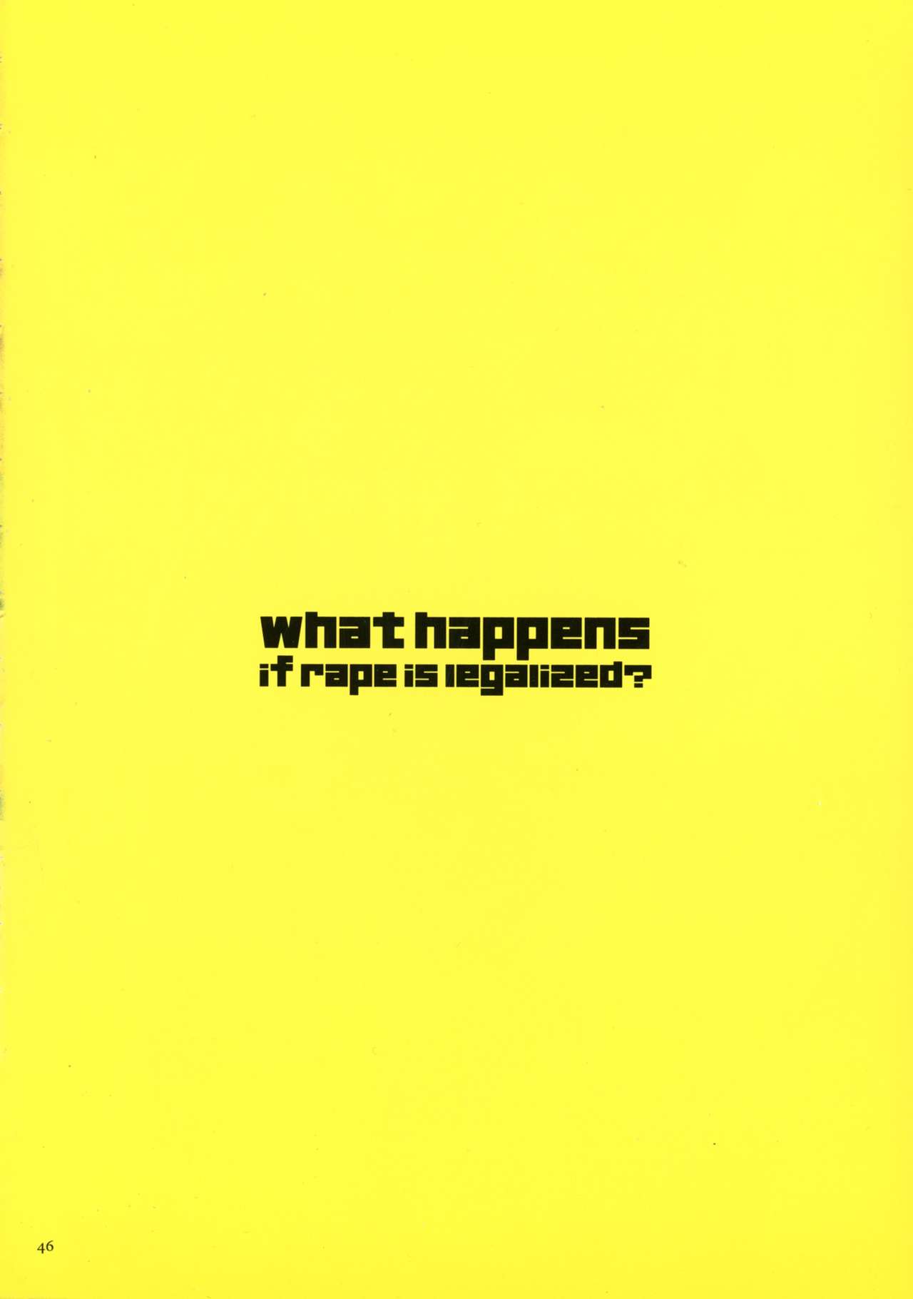 Kyousei Haramase Gouhouka!!! Rape ga Gouhouka saretara Nippon wa dou Narimasu ka? | If Rape Were Legalized Ch. 1 page 2 full