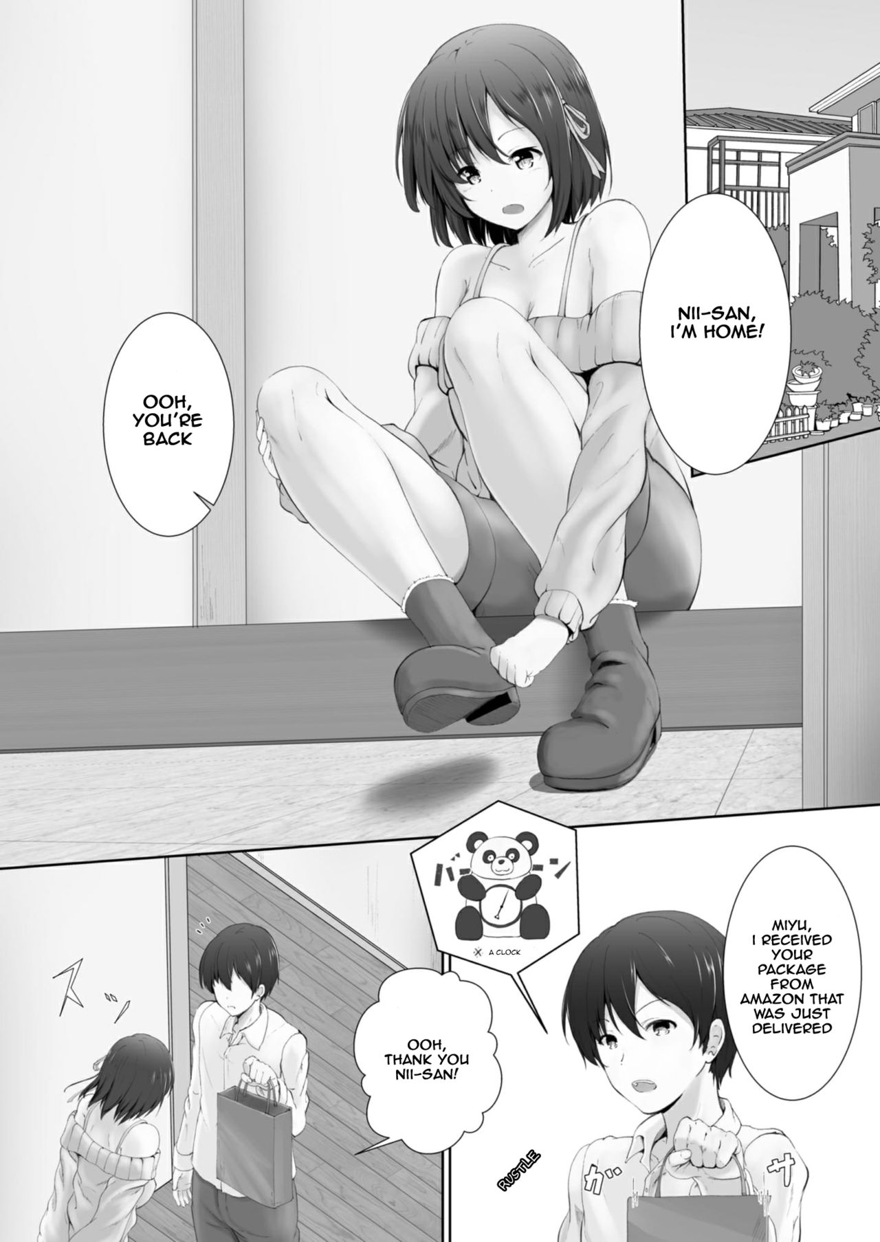Shukushou Masochism -Aru Kyoudai no Baai- | Shrinking Masochism - The Case of a Brother and Sister page 2 full