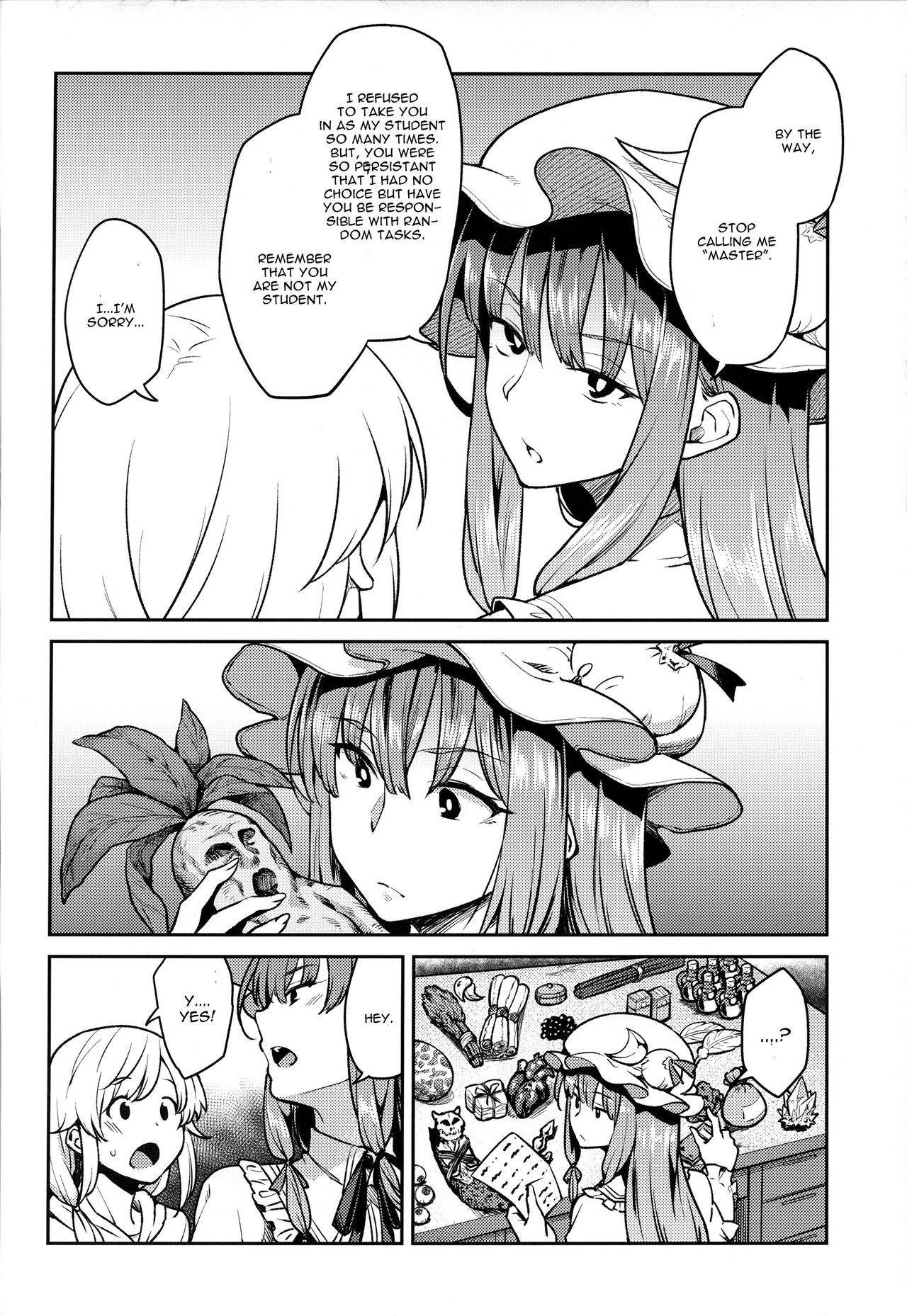 Patchouli-sama to page 3 full