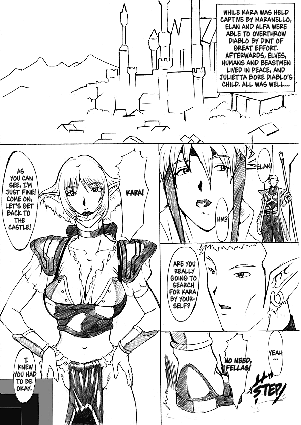 Ochita Sei Kishi - Inyoku Kishi Hen | Fallen Silenced Knight - Lustful Knight Edition page 2 full