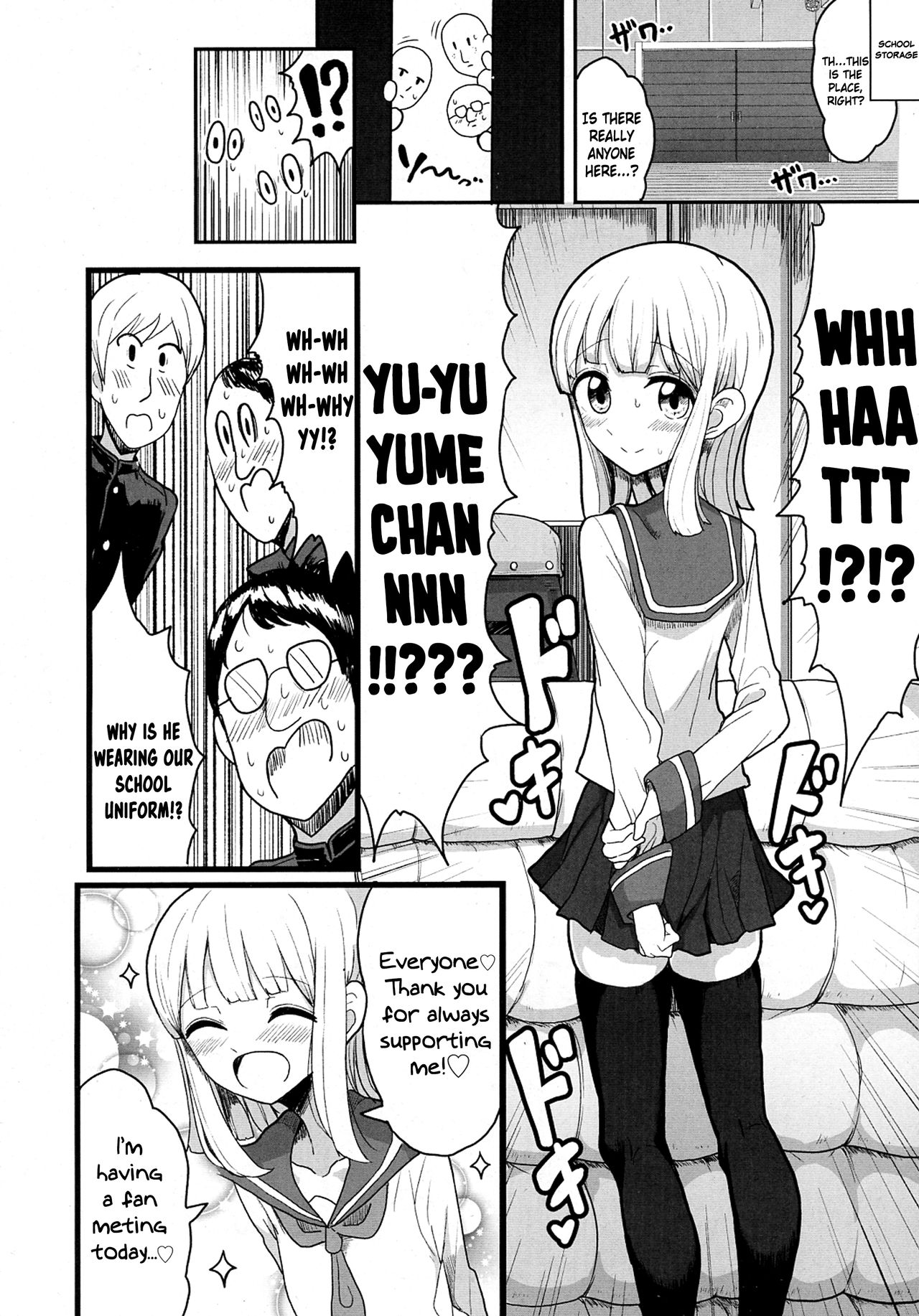 Class de Medatanai Jimi Megane no Aitsu wa Hentai Bitch no Otokonoko!? | The Lame and Quiet Four Eyes in Class is a Perverted Trap!? page 4 full