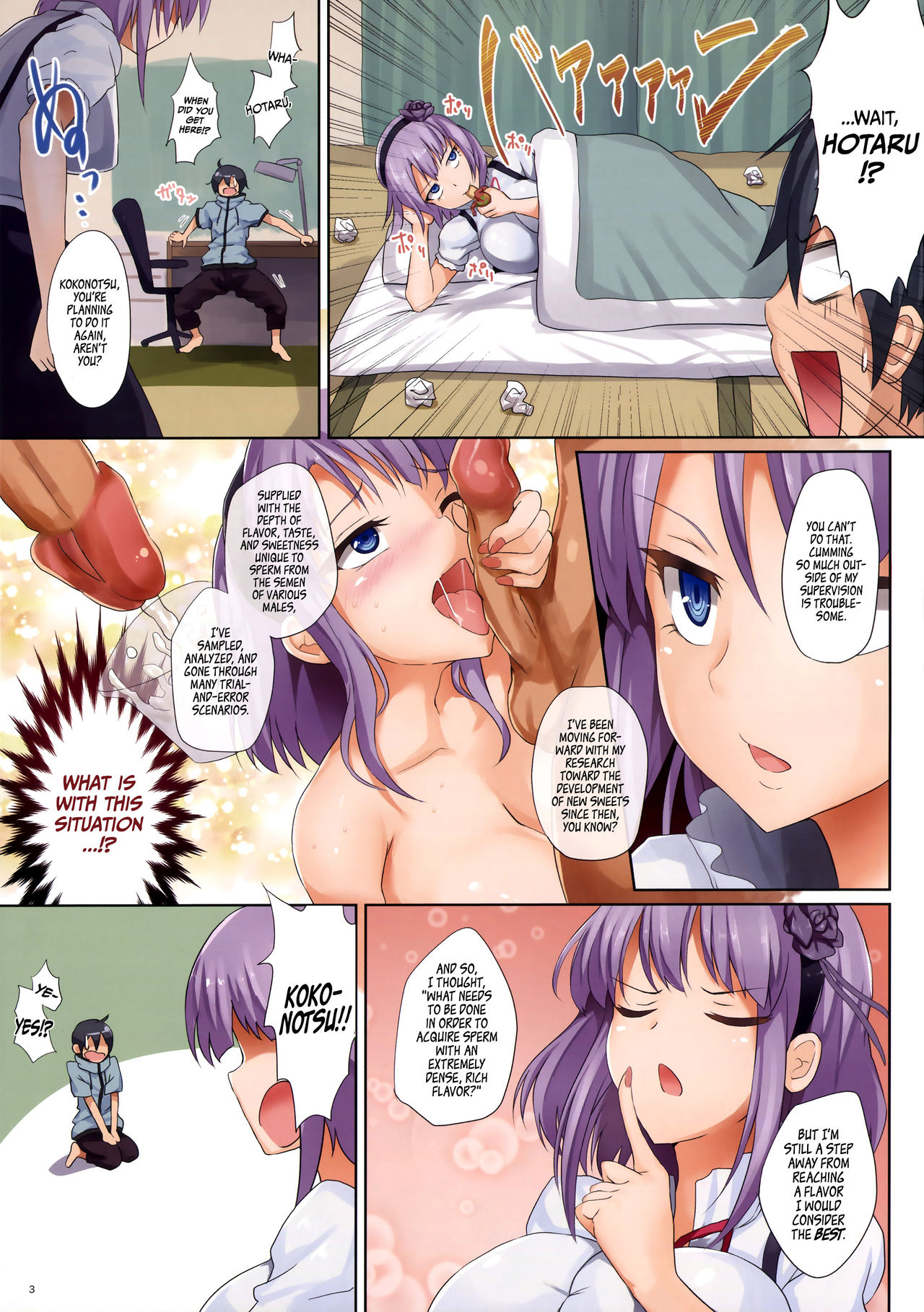 Seika no Musume Daga, Shikashi Hentai 2 | The Candy Consextioner is Nothing More Than a Pervert 2   =Facedesk + CW= page 3 full