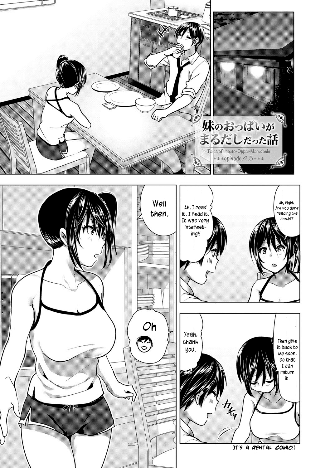 Imouto no Oppai ga Marudashi Datta Hanashi 4.5 page 1 full